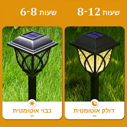 מנורות לד סולאריים עמידים במים